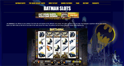 Desktop Screenshot of batmanslots.com